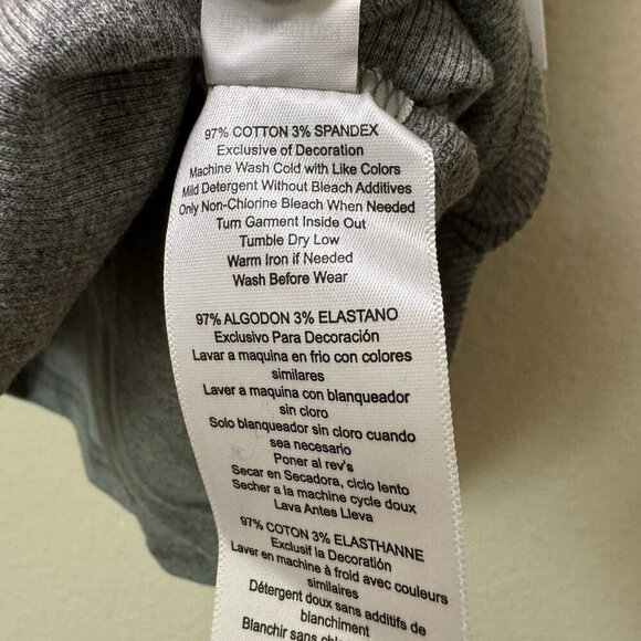 Dollywood Tennessee Ribbed Tank Top Womens Size Small Grey New - Picture 6 of 8